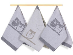 Kuchyňská utěrka 50x70cm sovičky 